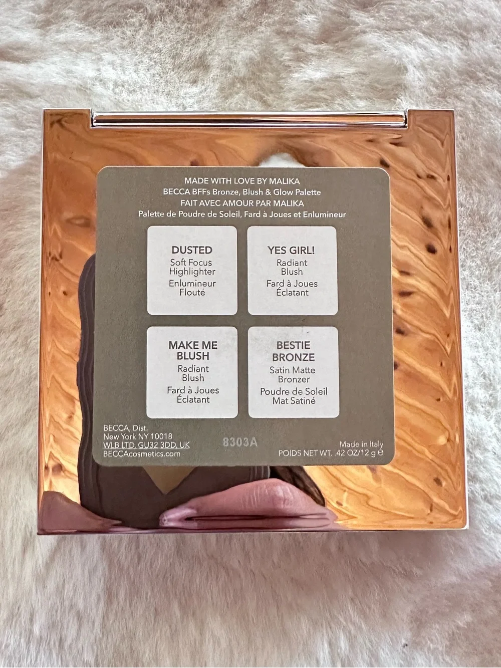 BECCA Cosmetics BFFs Khloe & Malika Bronze Blush & Glow Palette Limited Edition